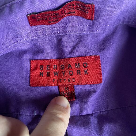 Bergamo New York Fitted Medium Longsleeve Dress Shirt - Picture 4 of 7